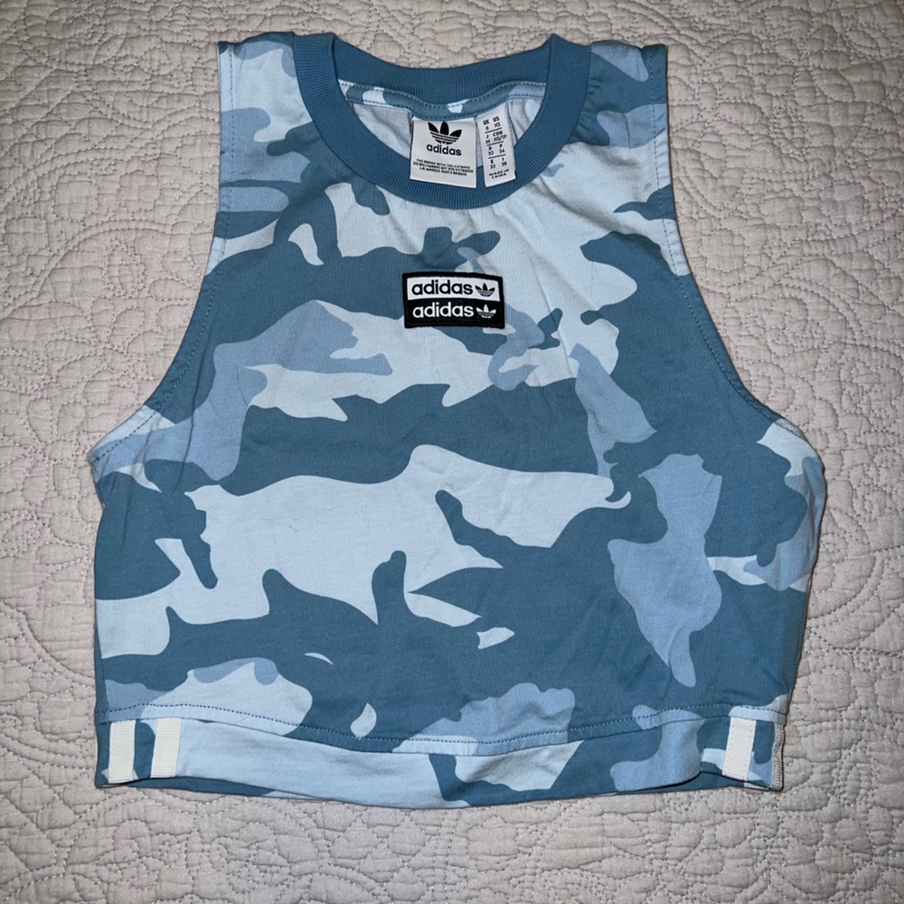 Adidas crop tank top